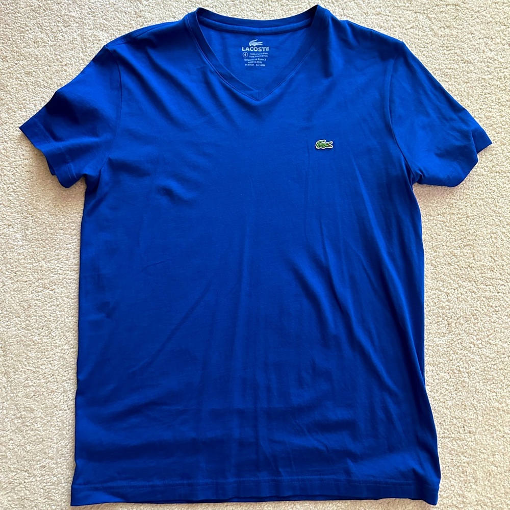 Men’s Lacoste v neck t-shirt